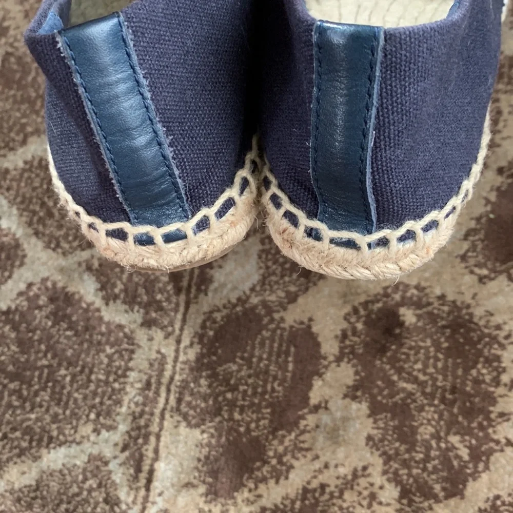 Tory Burch Logo Veranda Espadrilles Flats